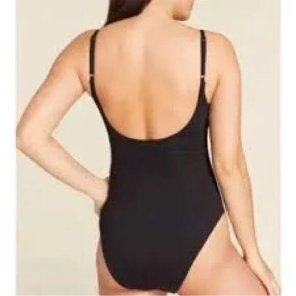 Andie black Santorini twist keyhole one piece swimsuit NEW XL - Picture 5 of 11